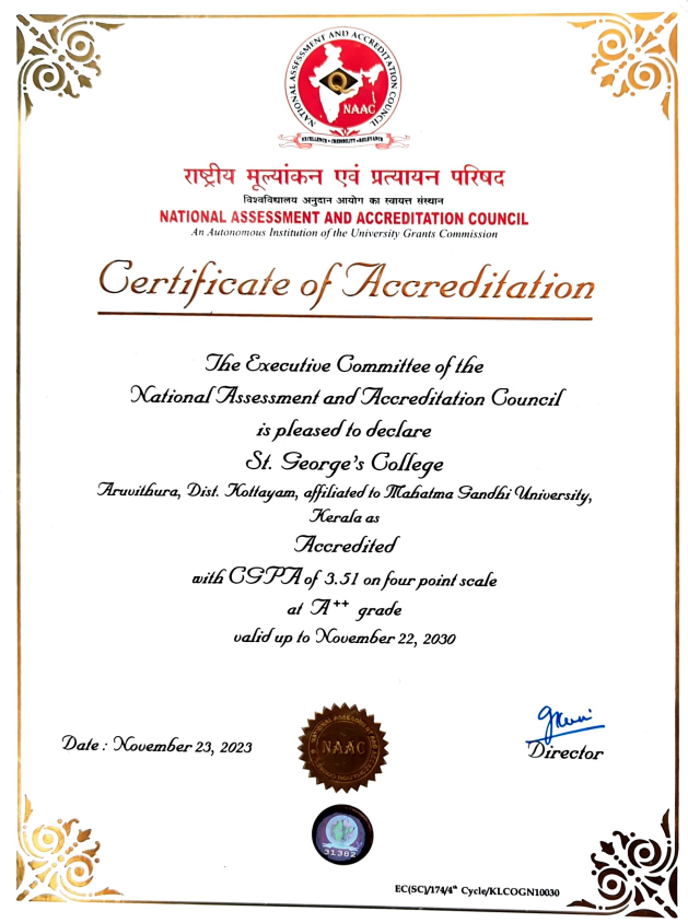 NAAC Certificate